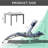 Outdoor Metal Chaise Lounge