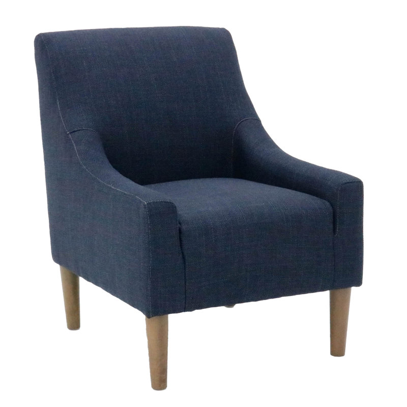 Fauteuil l 25,5 po, Mélange de polyester bleu marine