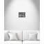 «Metallic Blocking Moonlight Forest - Floater Frame», reproduction d'art sur toile-46818386-46818384