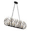 Bask 8 - Light Black, Gold Kitchen Island Pendant