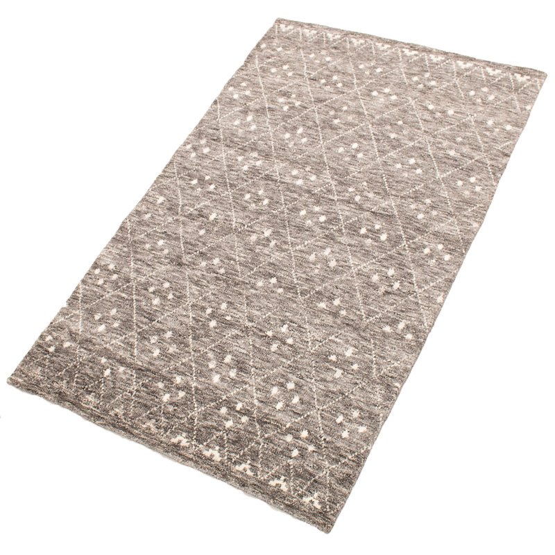 Tapis décoratif en viscose de conception unique 4 pi 10 po x 8 pi 2 po noué à la main New Age