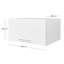Laundreezy Overhead cabinet, 1 flap-650836661