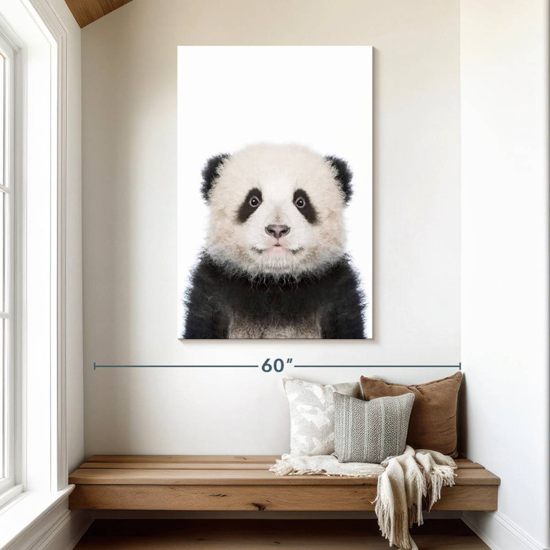 Brampt Panda Portrait, 48" H x 32" W