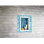 Calabria Frost 0.75 in. x 12 in. Polished Marble Pencil Liner Tile Trim