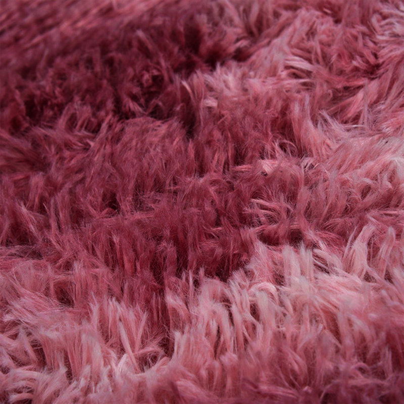 Tapis rose / rose à poils longs Celedonia, Rectangle 2 pi 7 po x 5 pi 2 po