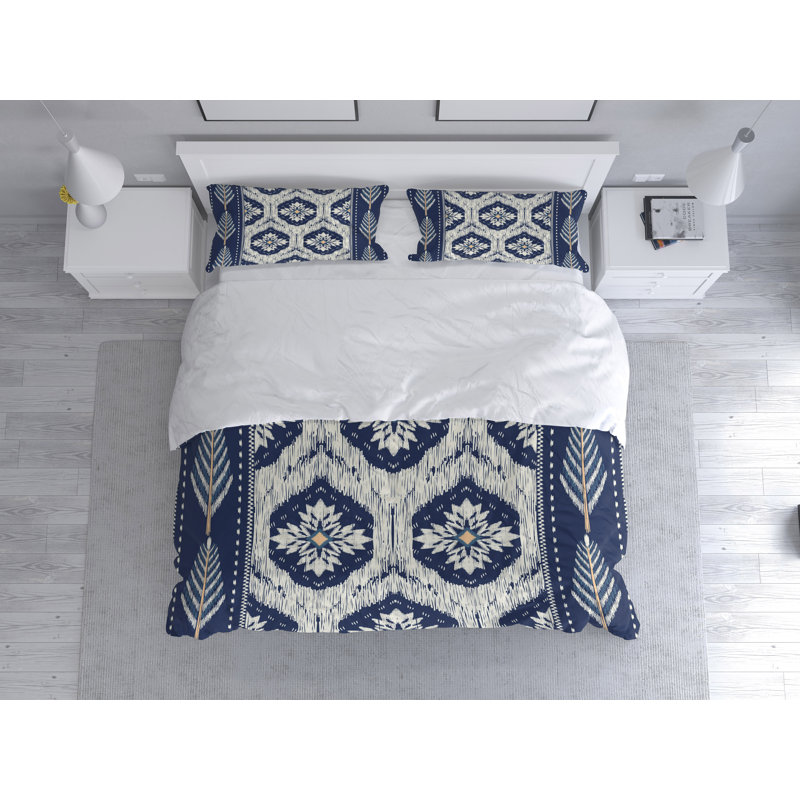 Abstract Duvet Cover, King Duvet Cover + 2 King Shams