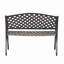 Banc de jardin en aluminium pour l'extérieur