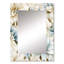 White Mandalas Chrysanthemum Boho Pattern - Floral Mirror Wall Decor-1510372126