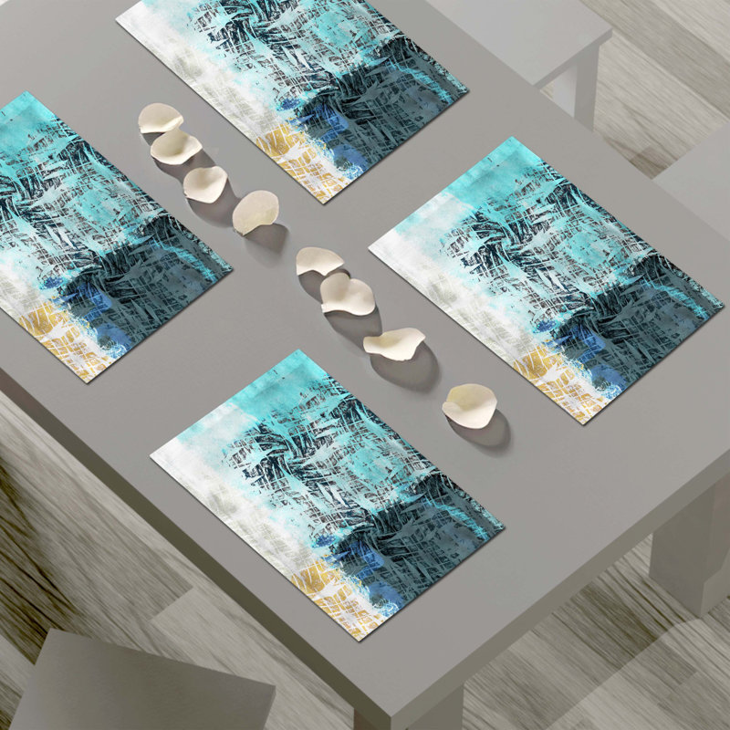 Napperon abstrait en polyester
