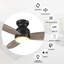Kolesyn 48'' Ceiling Fan with Light and Remote-2076689742