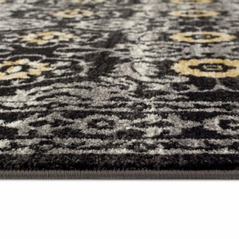 Tapis d'intérieur / extérieur gris Ketilfrith, Rectangle 8 pi x 10 pi