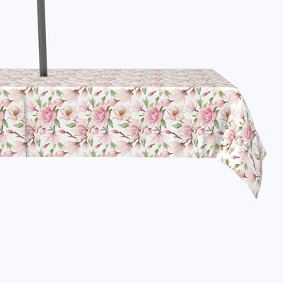Faizaan Magnolia Flowers Tablecloth