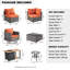 Ensemble de conversation modulaire avec coussins Hop-98495017-98495020