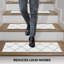 Tapis d’escalier antidérapant moderne en treillis Rummel