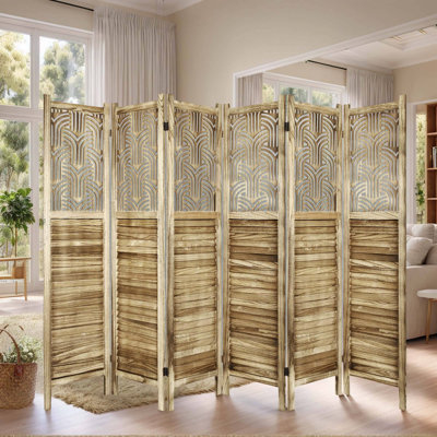 Cloison pliante en bois
