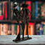 LADIES AT THE RACES Iron Figurine 27cm-92166307
