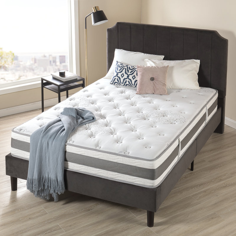 Matelas hybride moyen 10 po Zinus, Complet