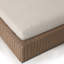 Piedmont Outdoor Double Chaise-Alessi Buff