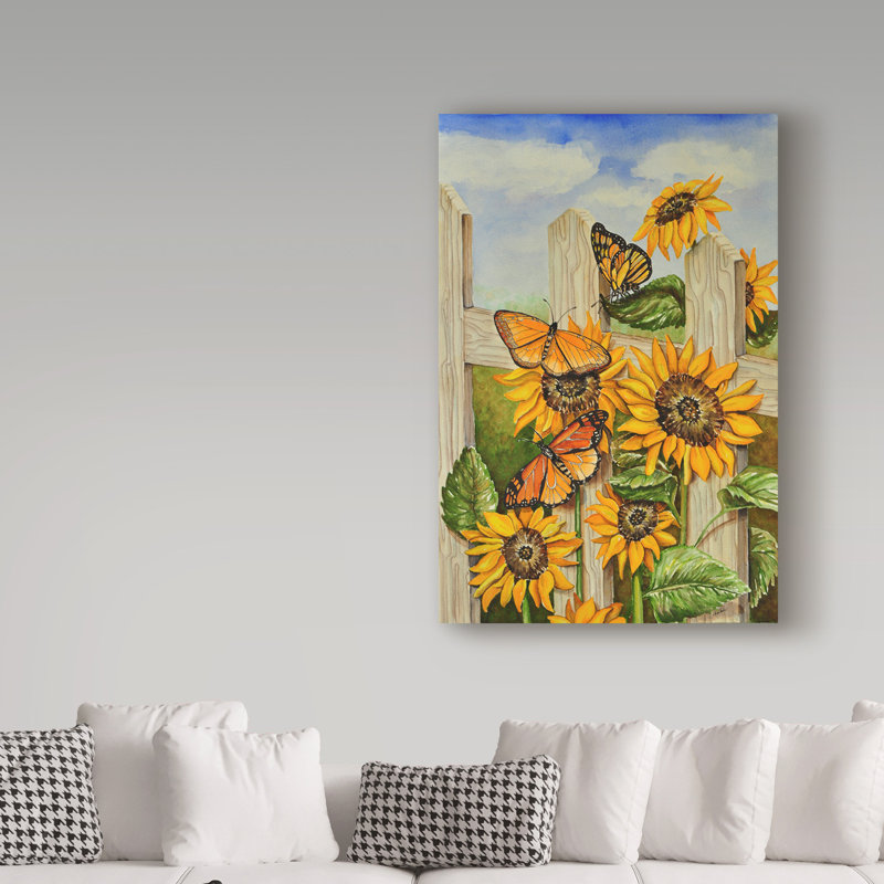 «Painted Mesdames and Morning Glories», reproduction de peinture acrylique sur toile tendue, H 19 po x l 12 po x P 2 po