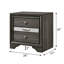 Table de chevet 3 tiroirs Malvin-453021357