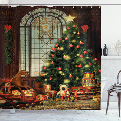 Bolli 13 Piece Polyester Shower Curtain Set