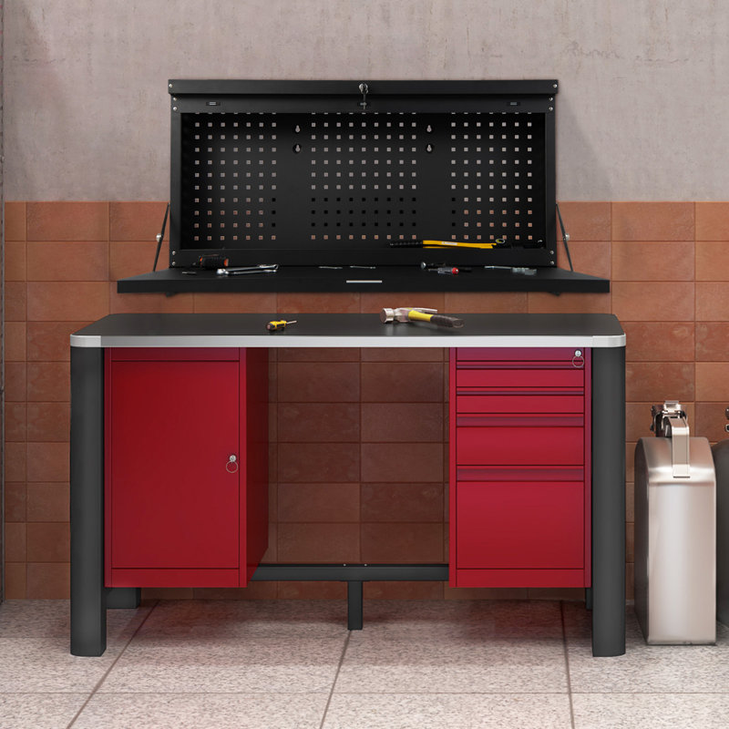 Middlesex 110cm W Metal Top Workbench