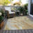 Machine Washable Indoor/Outdoor Cinead ACN1707 Gold Rug-104713056