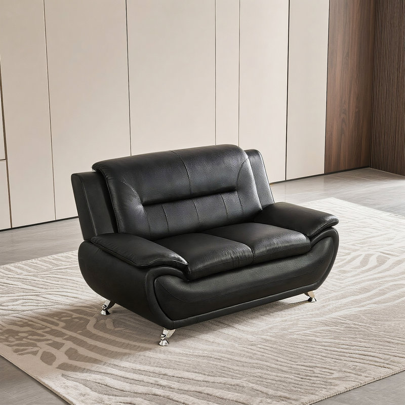 Wrought Studio 2-Piece Faux Leather Living Room Sofa Set - Wayfair Canada