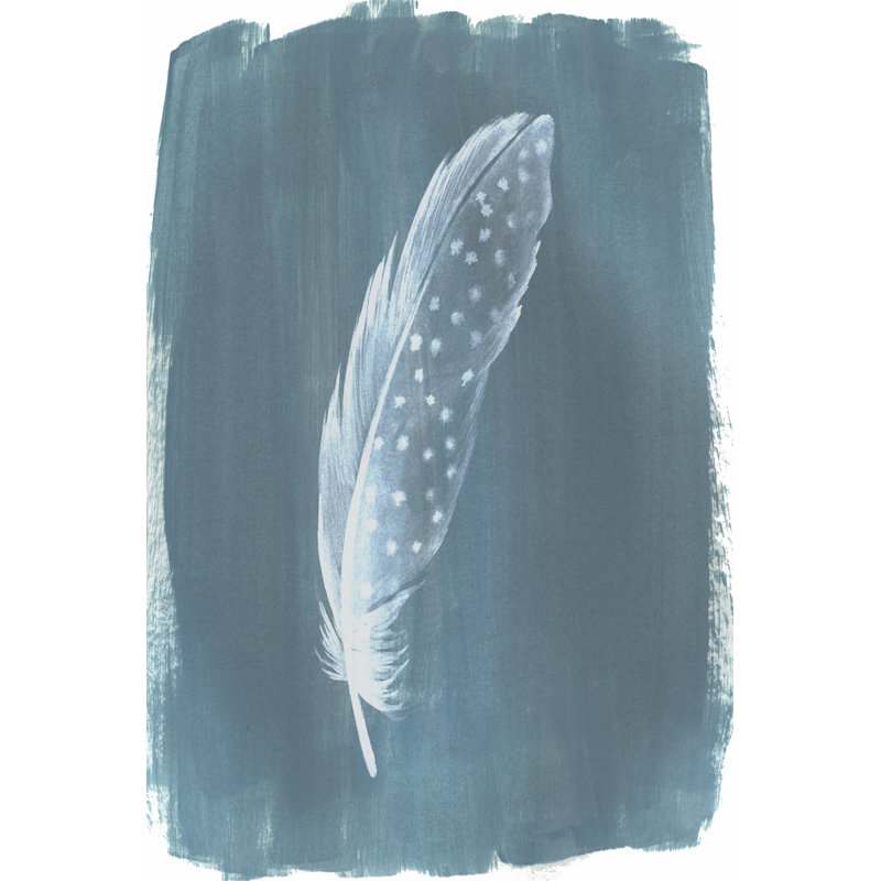 Feathers On Dusty III by Grace Popp - Wrapped Canvas Art Prints, 30cm H x 20cm W