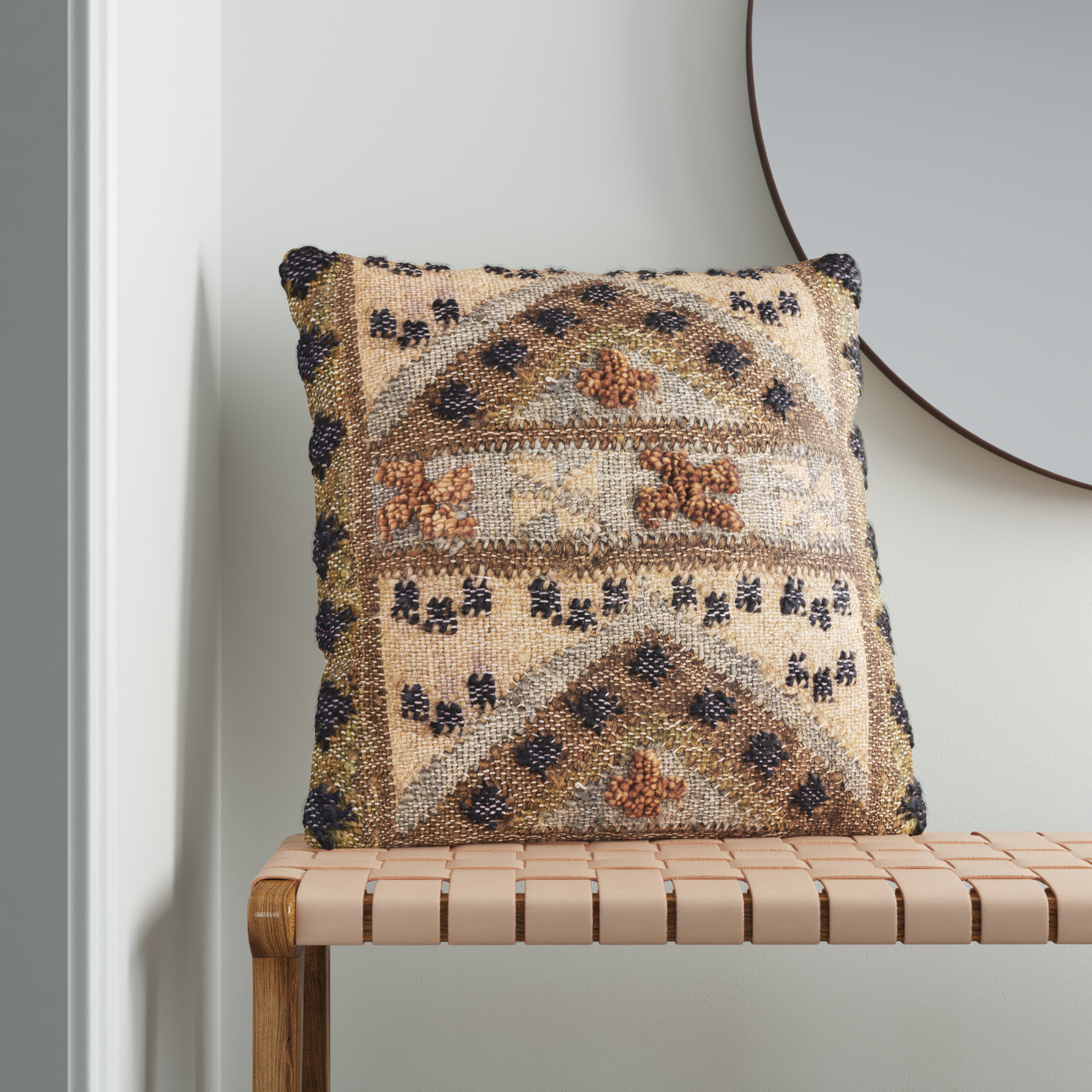 Marigot Pillow Cover, 22" x 22"