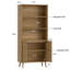 Ensemble de chambre à coucher 3 pièces (1 commode + 2 armoires)-650519081