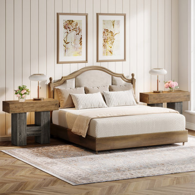 Table de bout rectangulaire en bois manufacturé