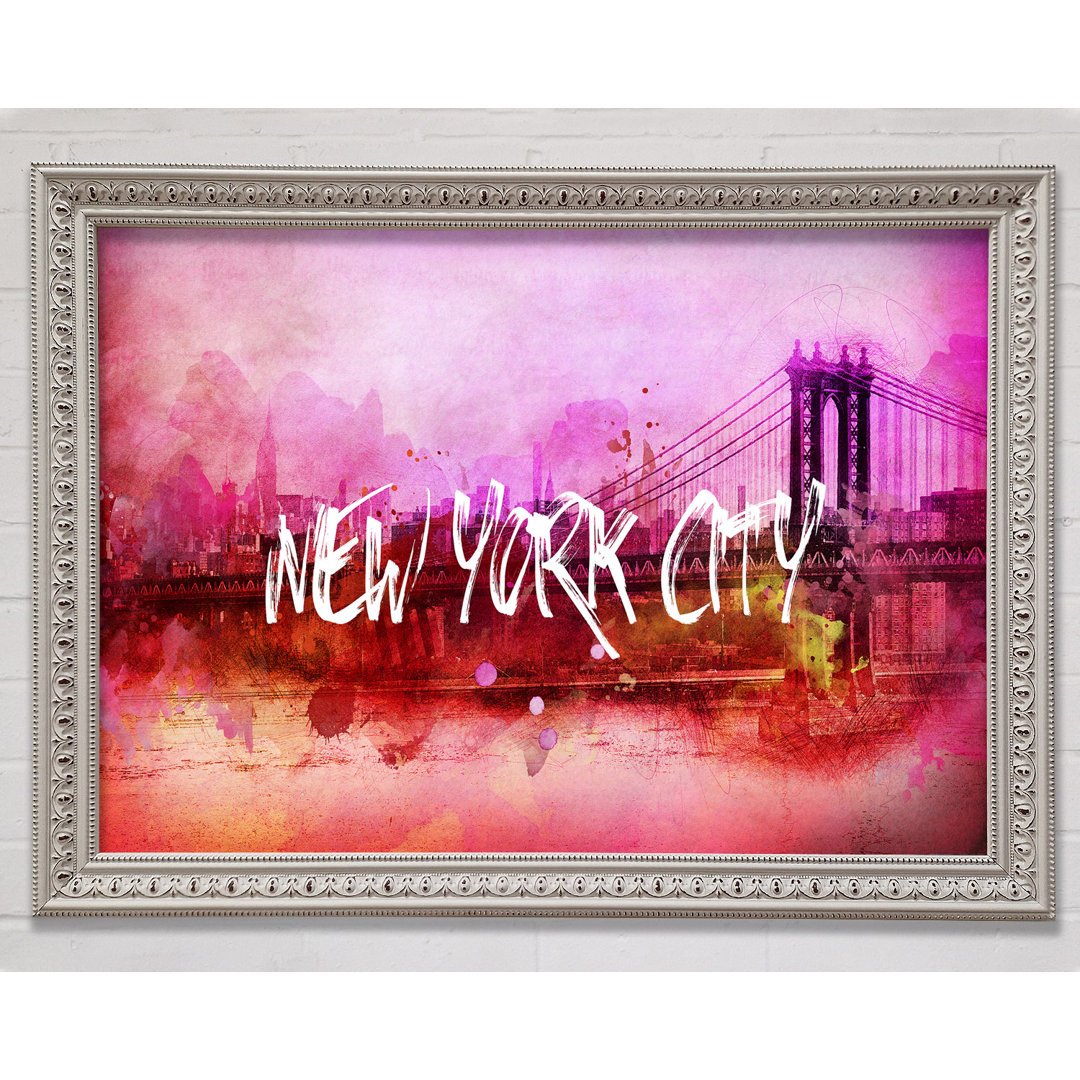 Pink NYC - Druck