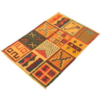 Wool Patchwork Indoor Rug