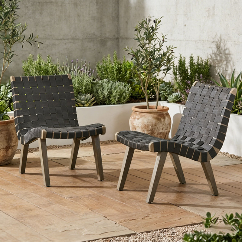 Chaise longue, Noir