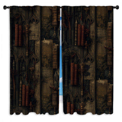Rideaux obscurcissants et obscurcissant de style gothique