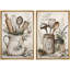 «Vintage Kitchen Utensil Still Life», art de cuisine, impression sur toile encadrée, 2 pièces-130907765-130907768