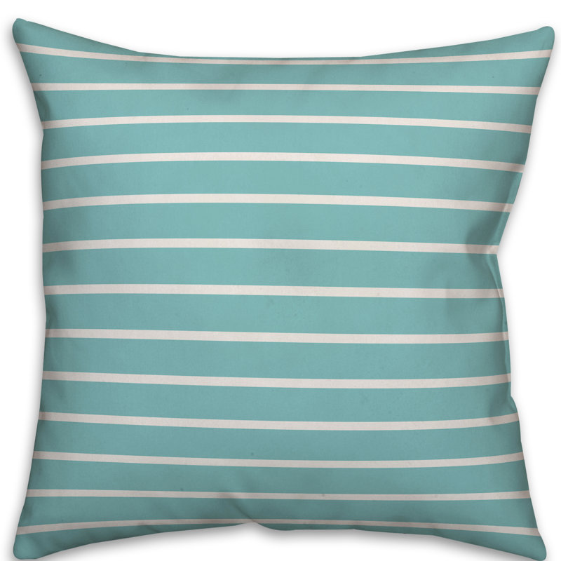 Striped Reversible Throw Pillow, 16" x 16"