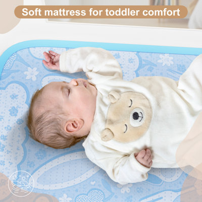 Baby Bassinet,3 In 1 Baby Bassinets Bedside Sleeper With Wheels And Mosquito Net,bedside Bassinet For Baby With Comfy Mattress, Mattress&breathable Mesh,storage Basket