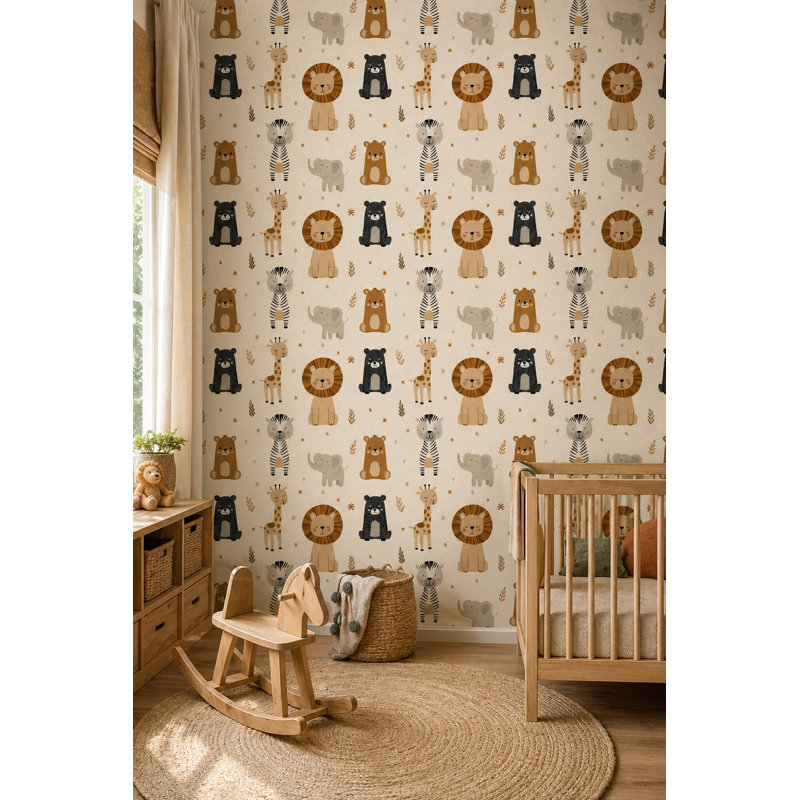 Papier peint de chambre de bébé, Textured Non-Pasted
