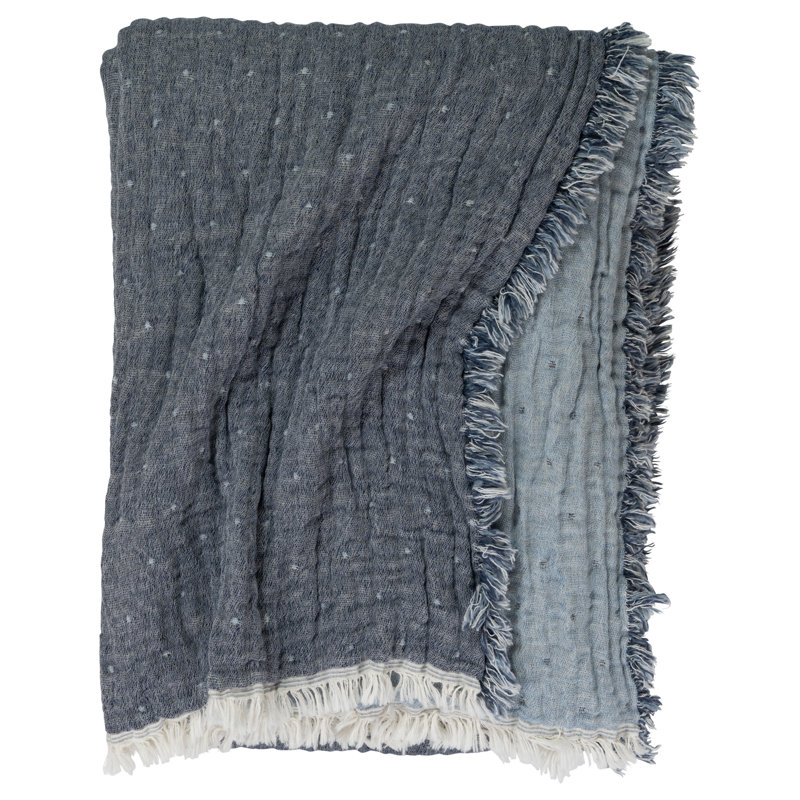 Jeté Cozi, Bleu marine/clair
