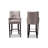 Upholstered Counter Stool with Solid Wood Frame-1561604824