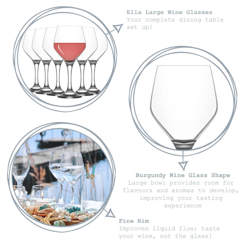 450ml Red Wine Glass, 6