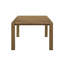 Table de salle à manger brun / beige Cockrell avec rallonge de 18 po