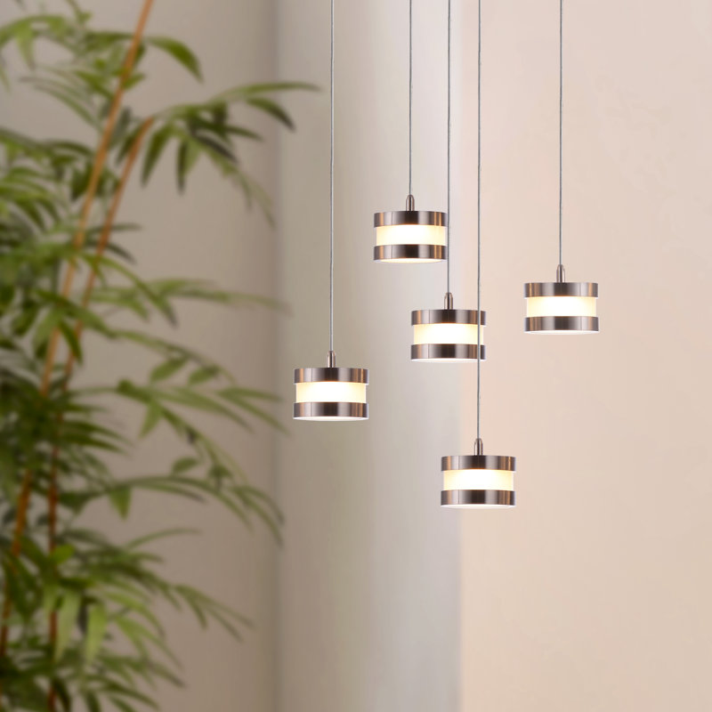 Karter 5 - Light Cluster Pendant, Nickel