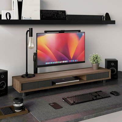 425inch Long Monitor Stands Riser for 2 Monitors