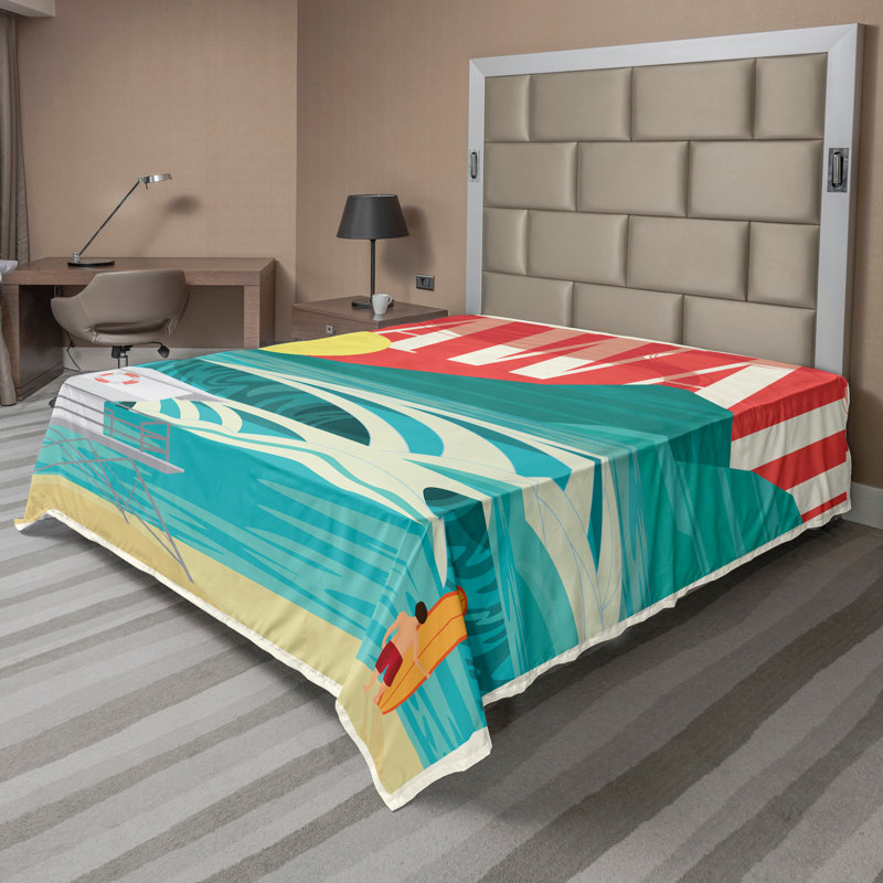 Drap-housse Ambesonne, Drap plat de taille très grand