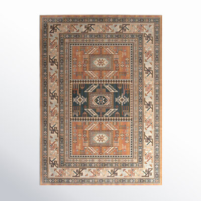 Ovid Oriental Machine Woven Area Rug