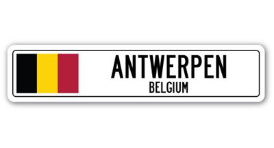 Plaque de rue Bawtry, Anvers, Belgique