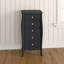 Autenberry Solid Wood 51cm W 5 - Drawer Chest of Drawers-25211412